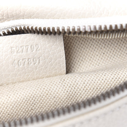 Gucci Grained Calfskin Small Logo Belt Bag White 6 of 9