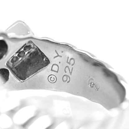 David Yurman Sterling Silver Diamond Confetti Ring 52 6 4 of 4