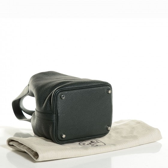 Hermes Taurillon Clemence Picotin Lock 18 Vert Fonce 4 of 30