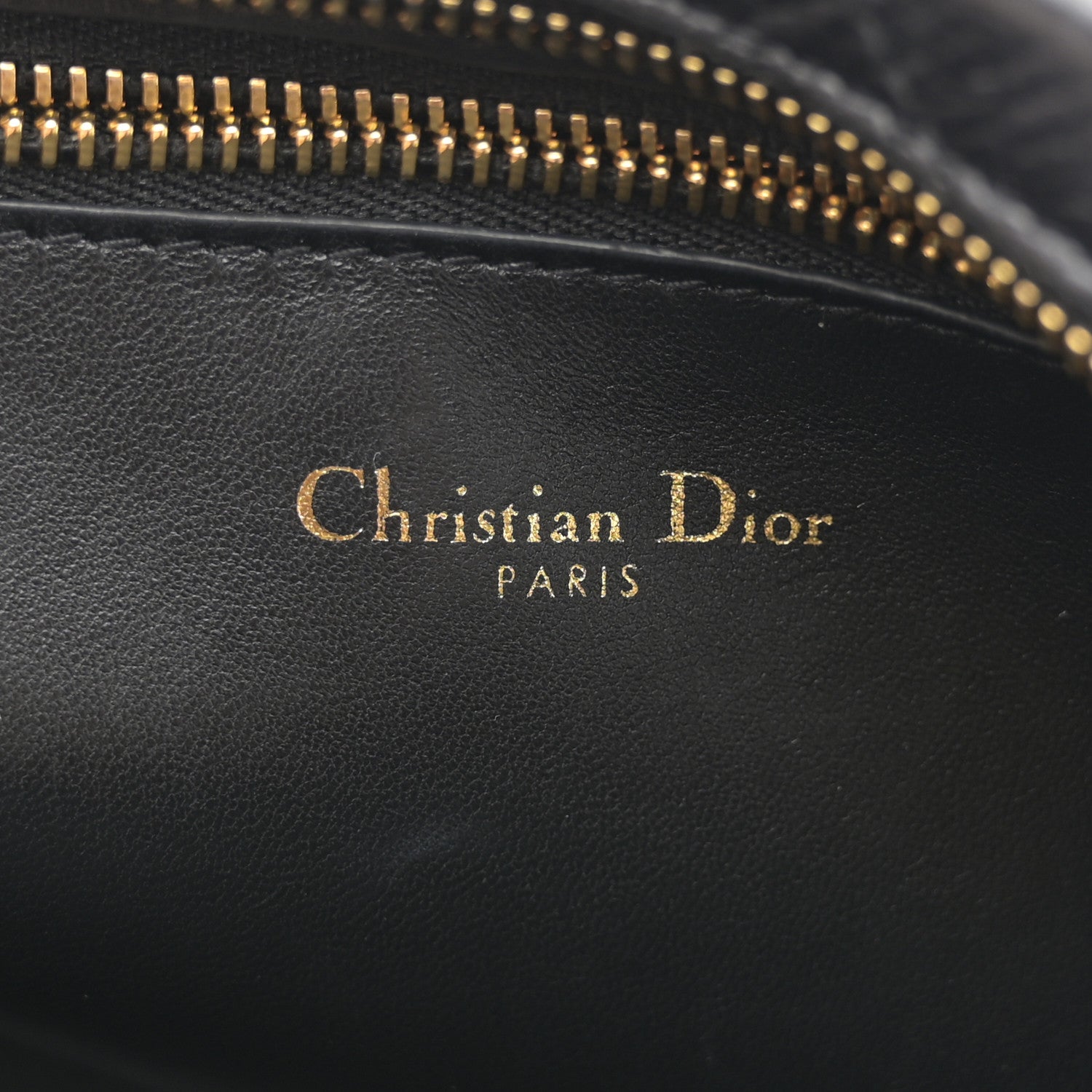 Christian Dior Supple Calfskin Caro Double Pouch Black 6 of 10