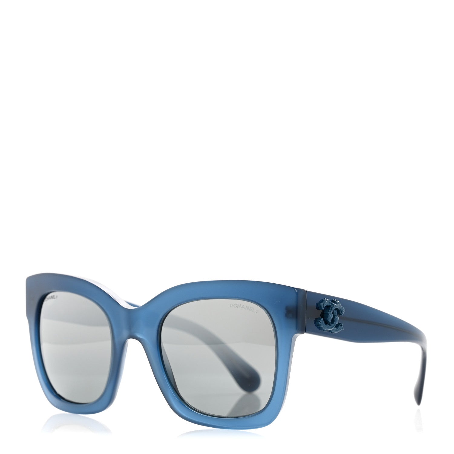 CHANEL　シャネル　サングラス　5357 Chanel Acetate Square Sunglasses 5357-A Blue 1760582 – FASHIONPHILE