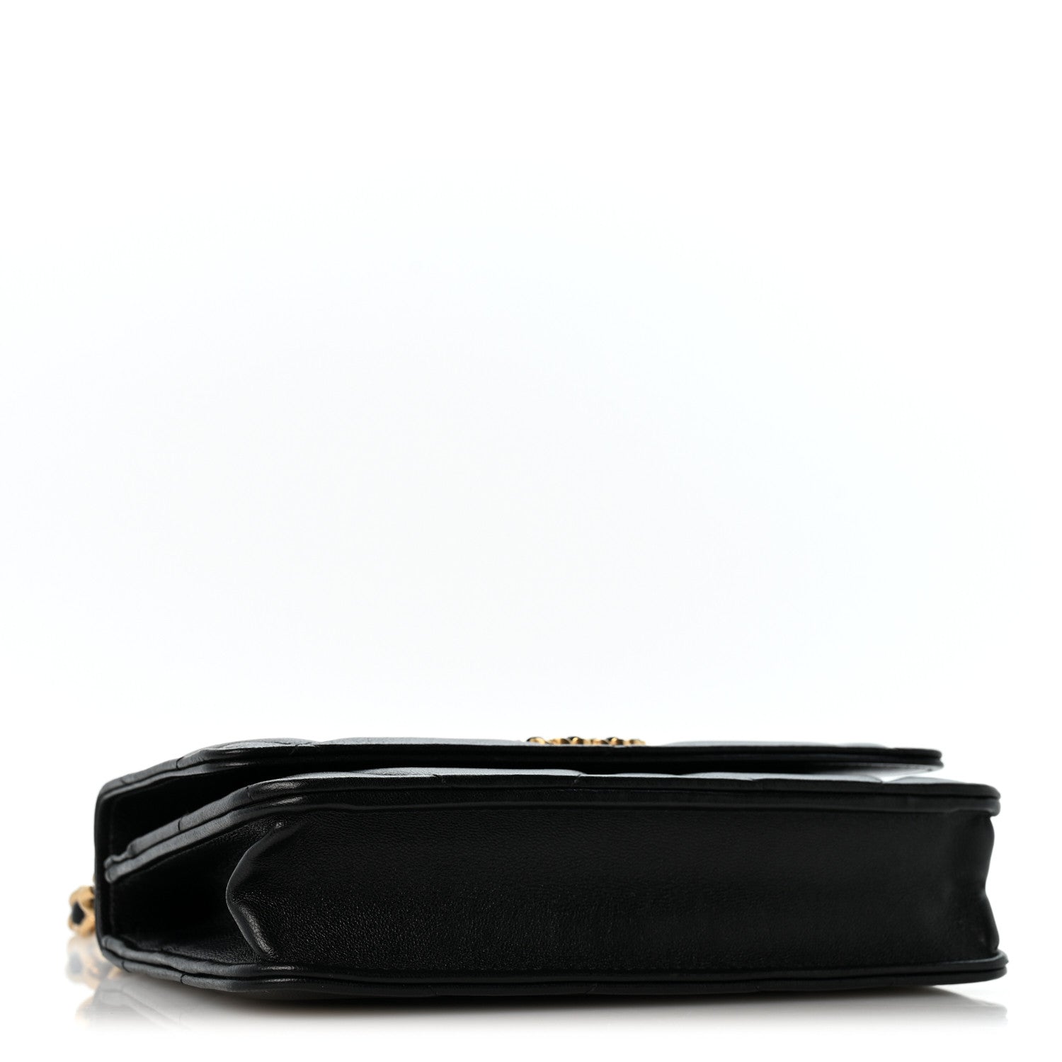 Chanel Lambskin Quilted Chanel 19 Wallet On Chain WOC Black 4 of 13