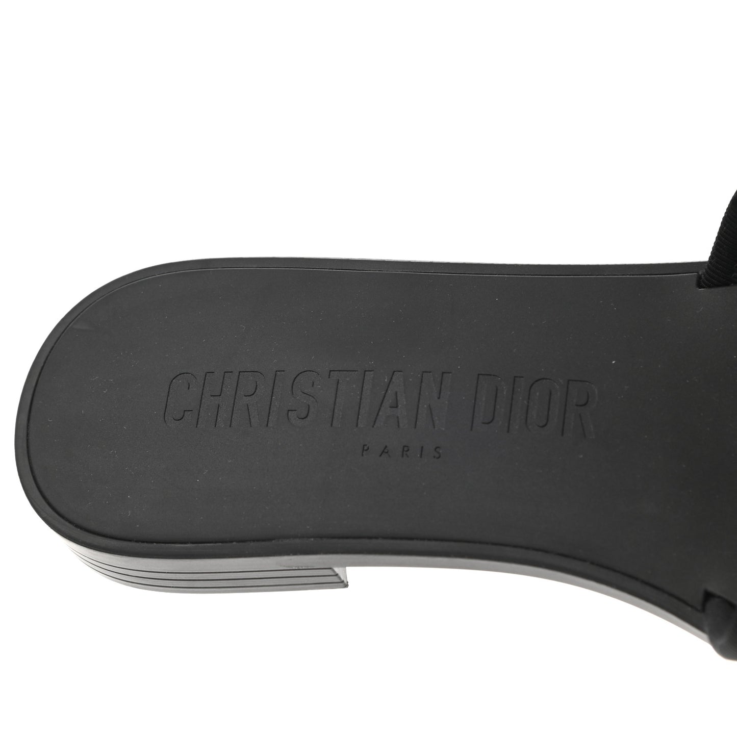 Technical Stretch Fabric Leopard Dio(r)evolution Slide Sandals 39 Black Natural