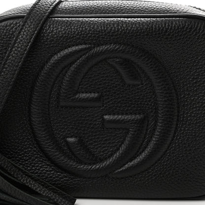 Gucci Pebbled Calfskin Small Soho Disco Bag Black 9 of 11
