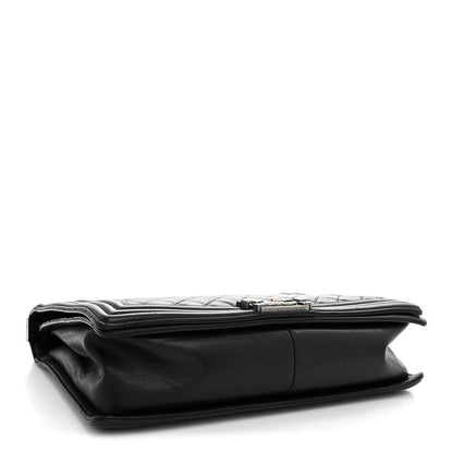 Chanel Calfskin Quilted Large Boy Flap Black 4 of 12