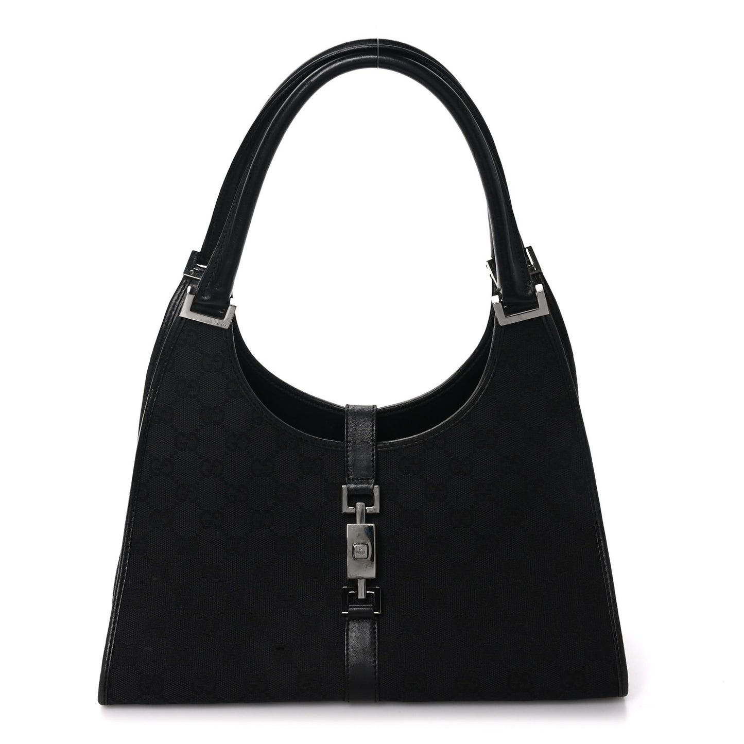 Monogram Jackie Shoulder Bag Black