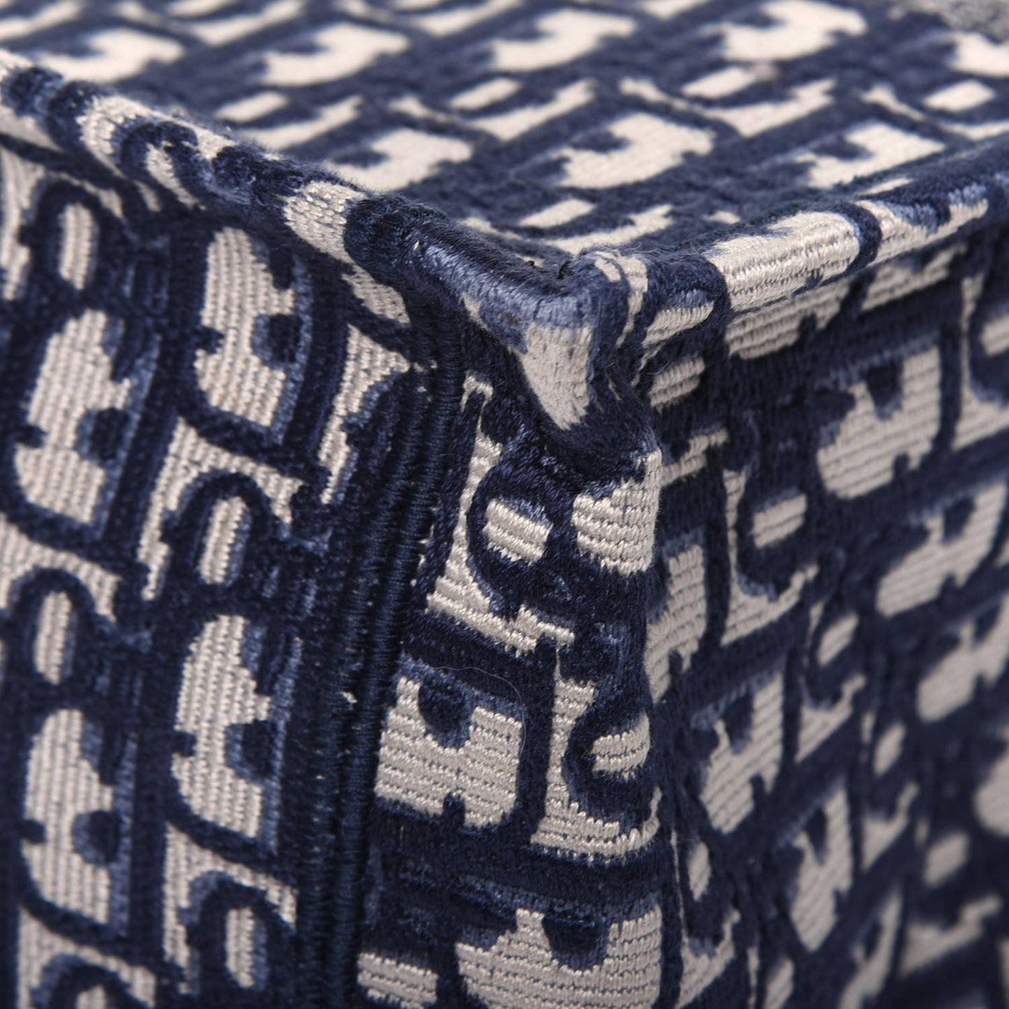 Oblique Medium Book Tote Blue Multicolor