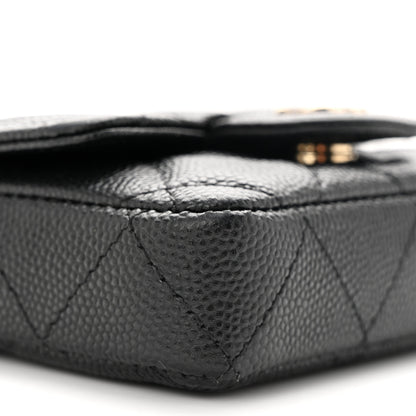 Chanel Caviar Quilted Mini Chain Belt Bag Black 10 of 14