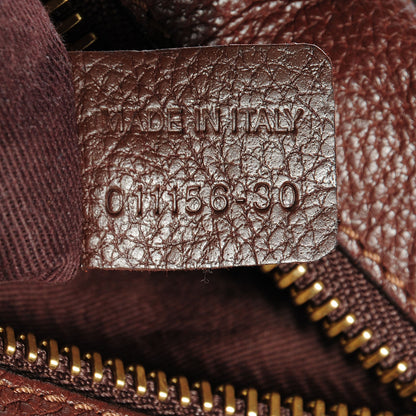 Chloe Calfskin Large Paraty Chocolate 8 of 10