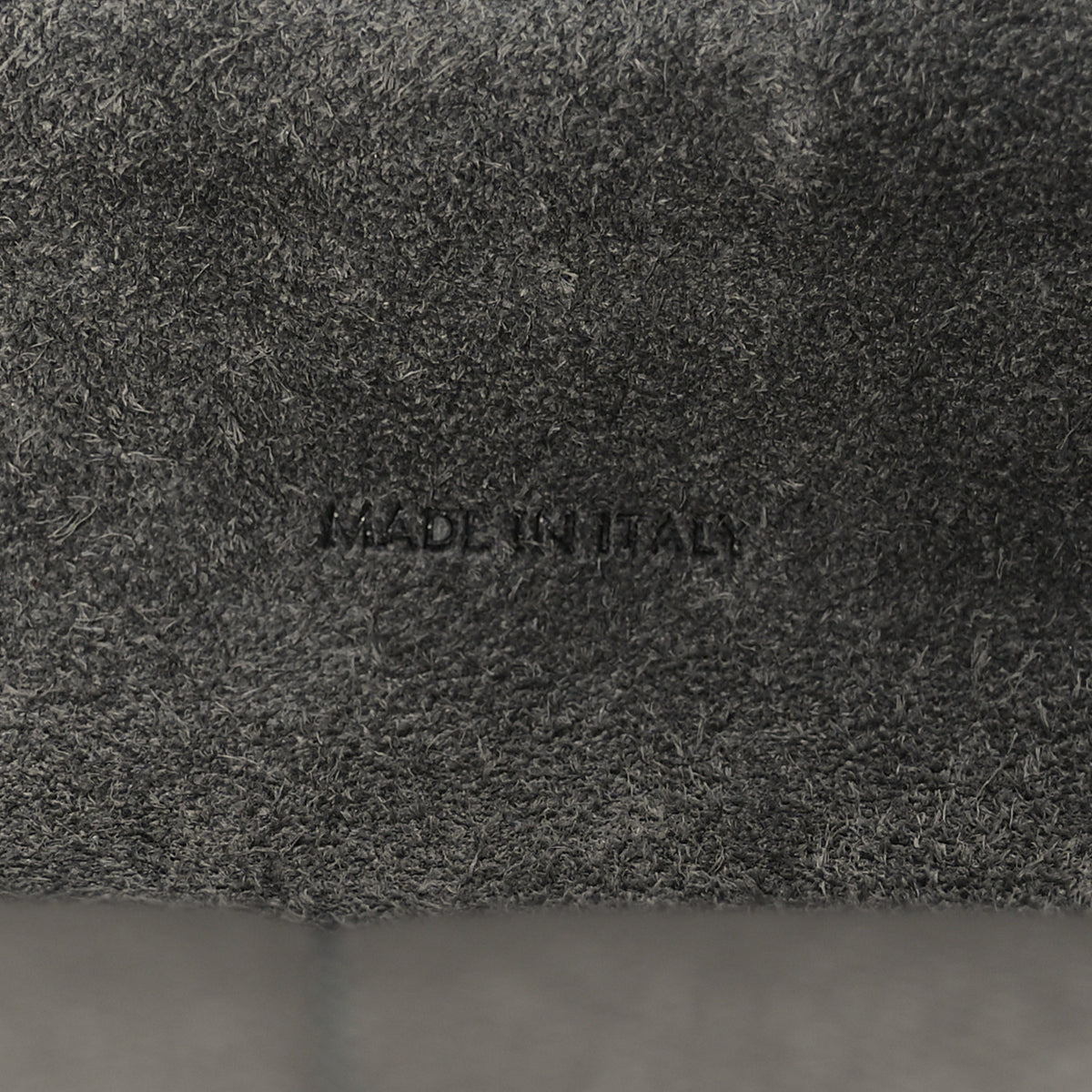 Grained Calfskin Mini Belt Bag Grey
