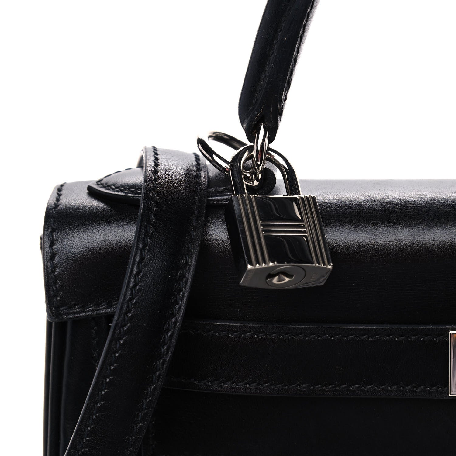 Hermes Box Kelly Retourne 28 Black 8 of 13