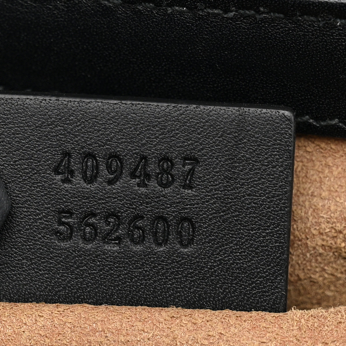 GG Supreme Monogram Calfskin Small Padlock Shoulder Bag Beige Black Cuir