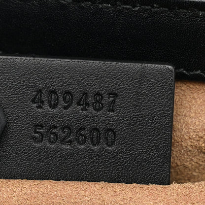 Gucci GG Supreme Monogram Calfskin Small Padlock Shoulder Bag Beige Black Cuir 7 of 12