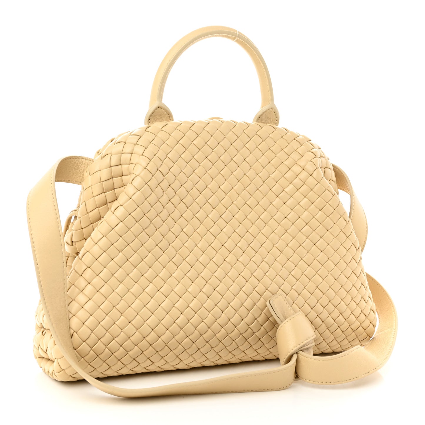 Nappa Intrecciato Padded The Handle Tote Porridge