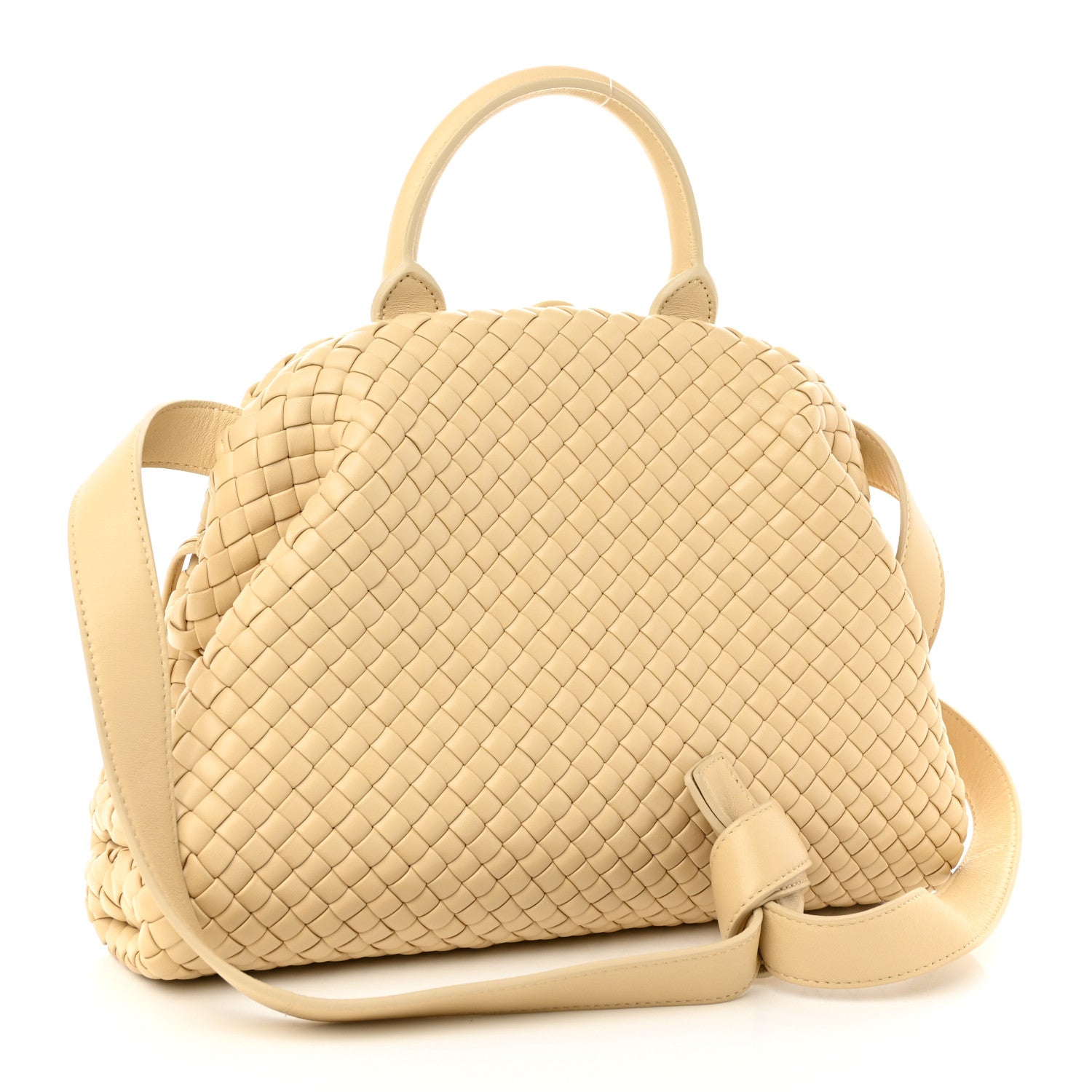 Bottega Veneta Nappa Intrecciato Padded The Handle Tote Porridge 4 of 11