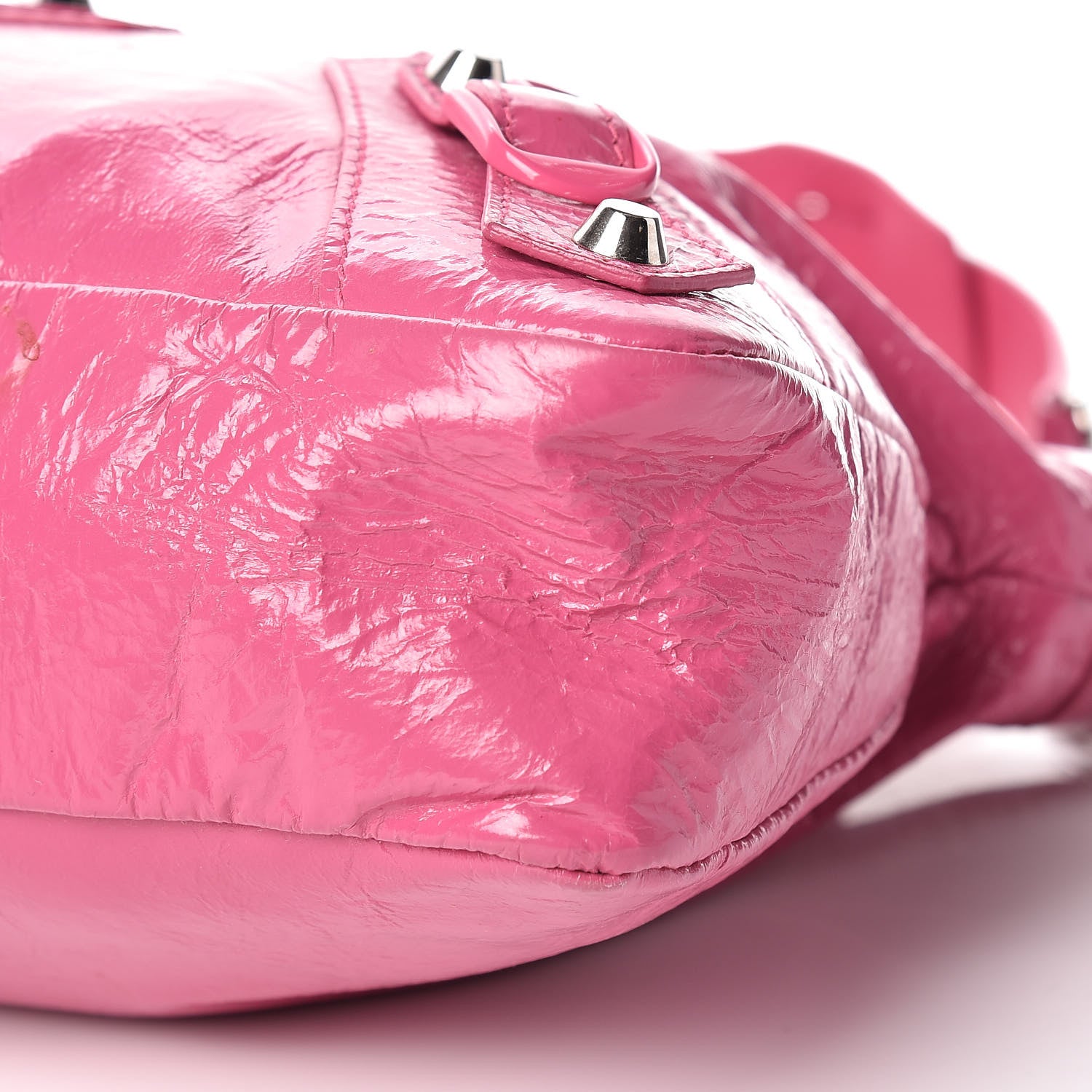 Balenciaga Agneau Classic Silver Hardware First Cyclamen Fucsia 9 of 9