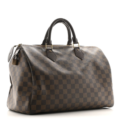 Louis Vuitton Damier Ebene Speedy 35 3 of 14