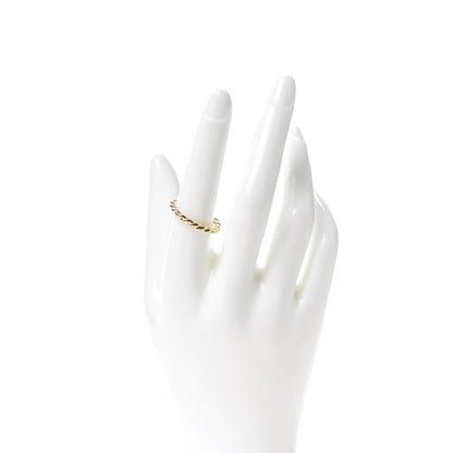 David Yurman 18K Yellow Gold 2mm Cable Classics Band Ring 57 8 2 of 4