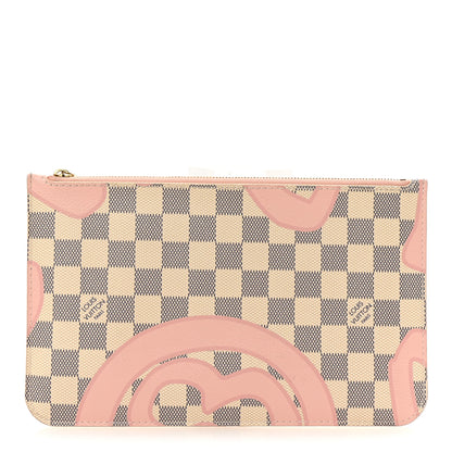 Louis Vuitton Damier Azur Tahitienne Neverfull MM GM Pochette 1 of 6