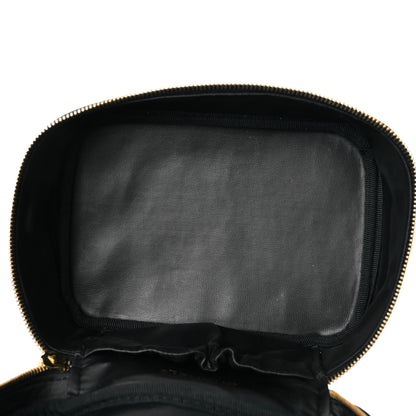 Chanel Caviar CC Vanity Cosmetic Case Black 5 of 10