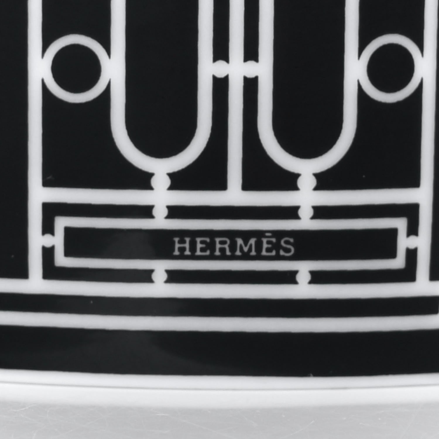 Hermes Porcelain H Deco Mug N°2 Black 6 of 10