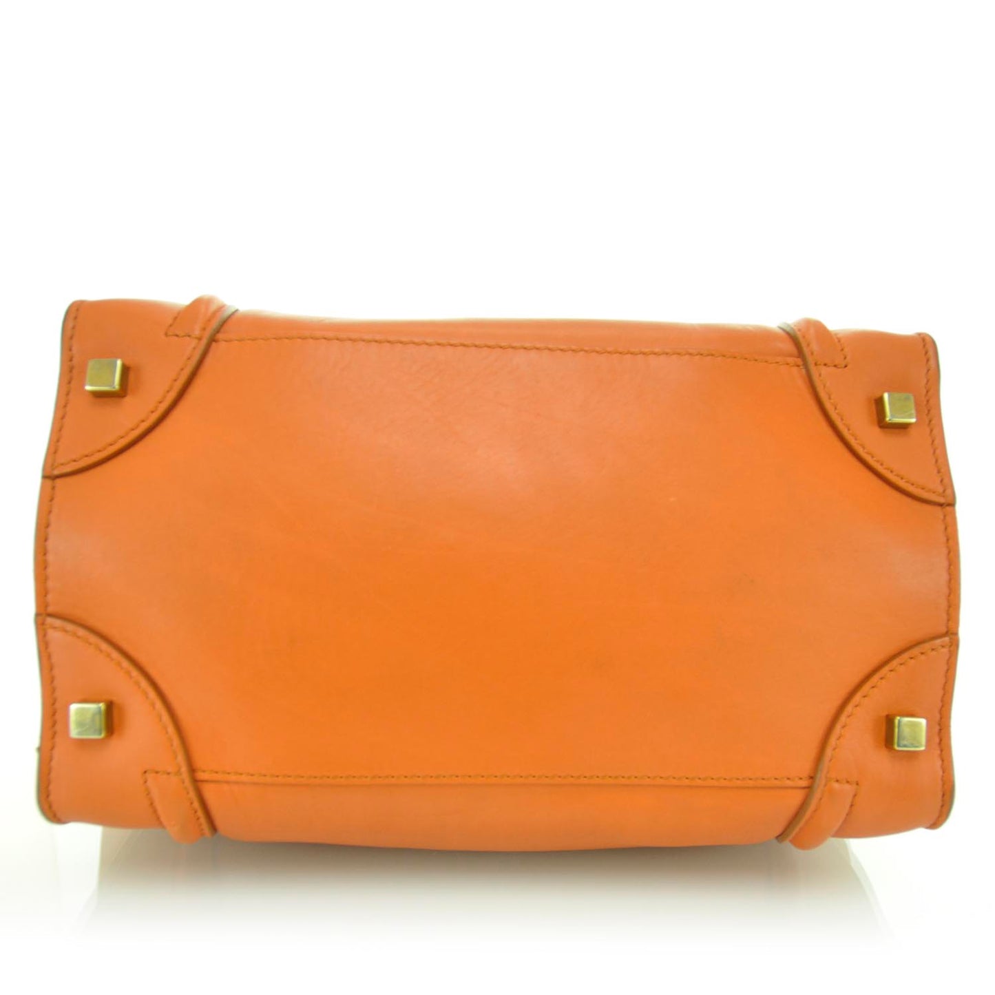 Smooth Calfskin Mini Luggage Orange