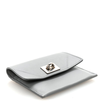 Balenciaga Smooth Calfskin Rodeo Flap Card Holder Cloud Grey 4 of 7
