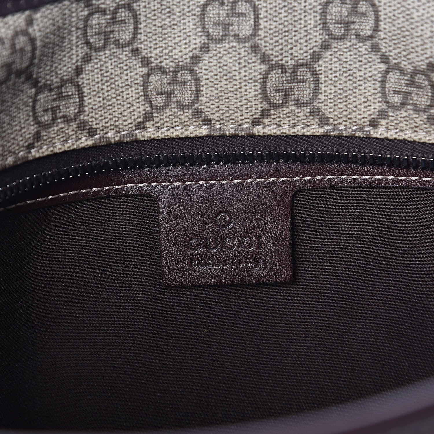 Gucci GG Supreme Monogram Small Joy Tote Dark Brown 6 of 10