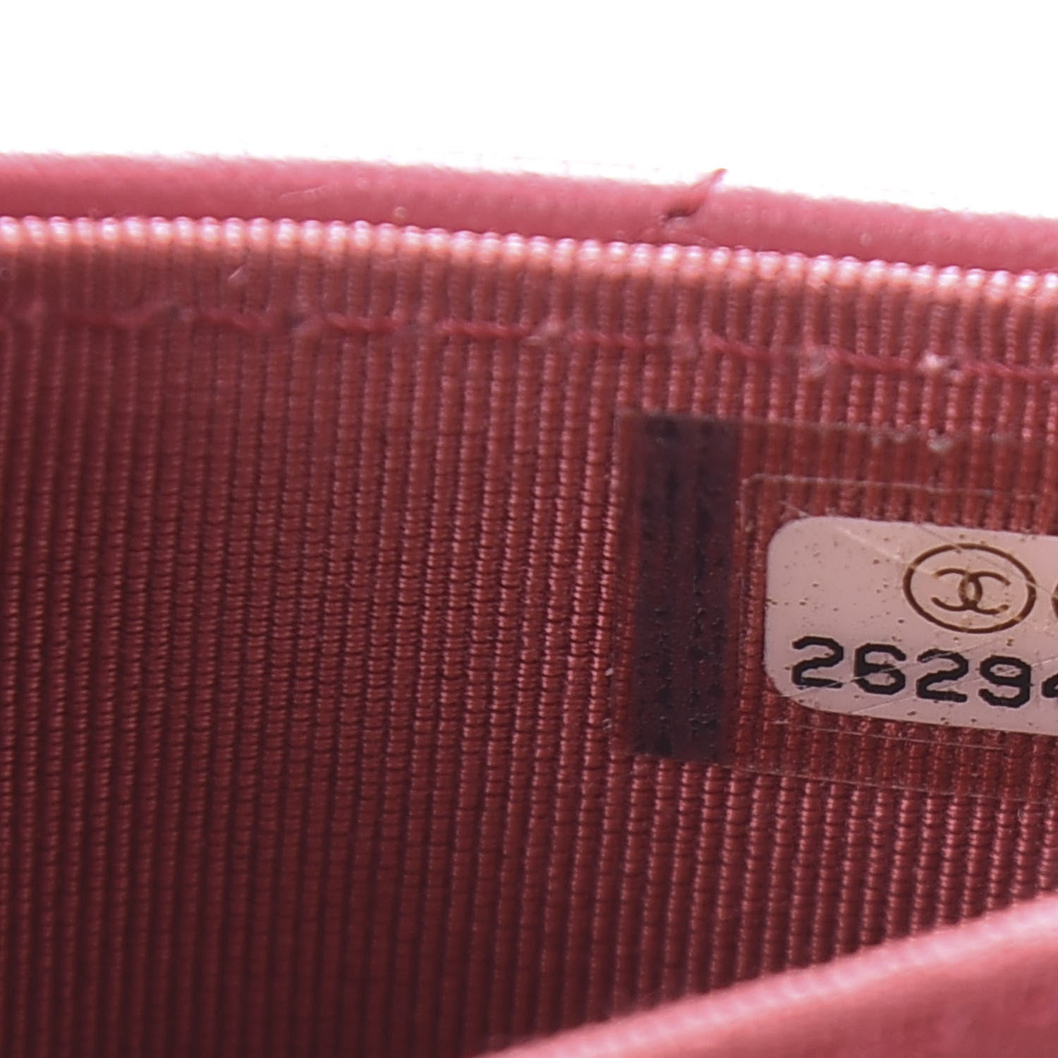 Chanel Lambskin Quilted Flap Card Holder Wallet Dark Pink 17 of 22