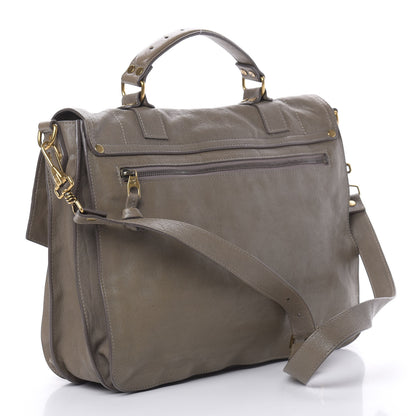 Proenza Schouler Lambskin Large PS1 Satchel Smoke 3 of 17