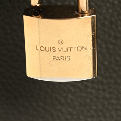 Louis Vuitton Calfskin City Steamer MM Kaki Black 17 of 17