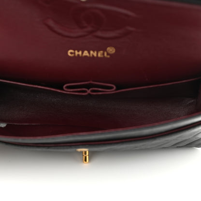 Chanel Lambskin Quilted Medium Double Flap Black 5 of 11