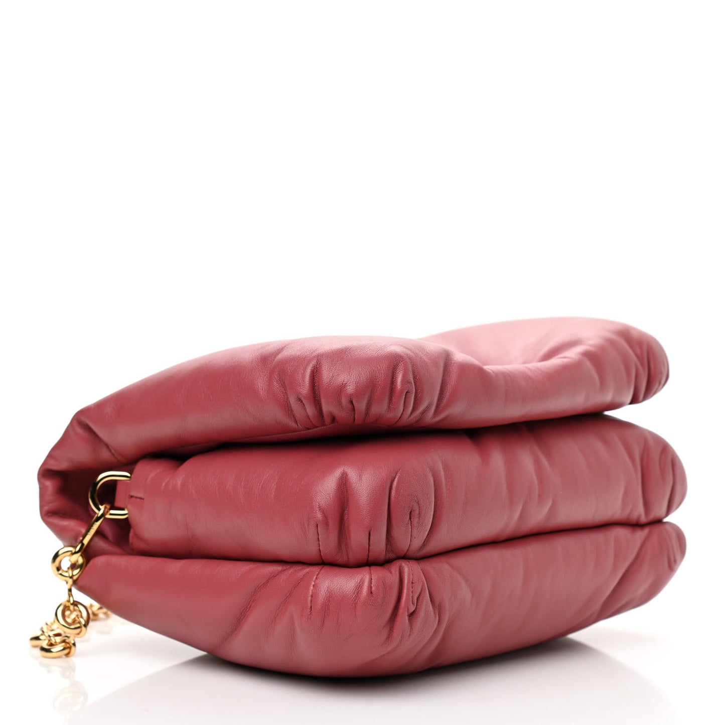 Lambskin Goya Puffer Bag Plumrose