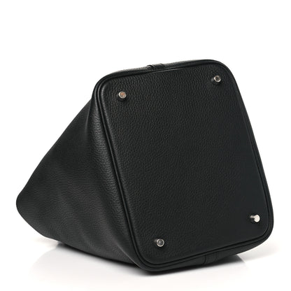 Hermes Taurillon Clemence Picotin Lock 22 MM Black 4 of 12