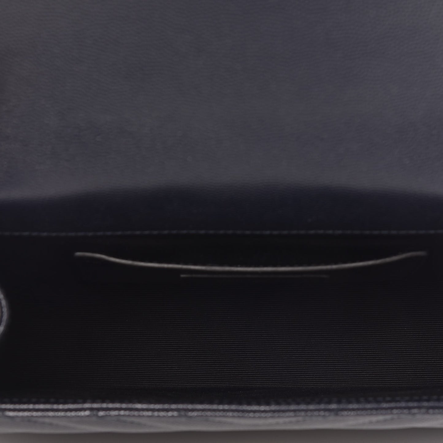 Grain De Poudre Matelasse Chevron Medium Monogram Satchel Midnight Blue