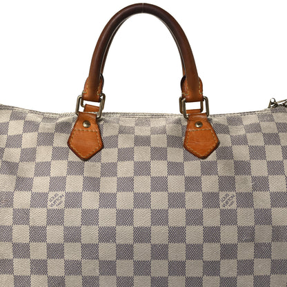 Louis Vuitton Damier Azur Speedy Bandouliere 35 9 of 11