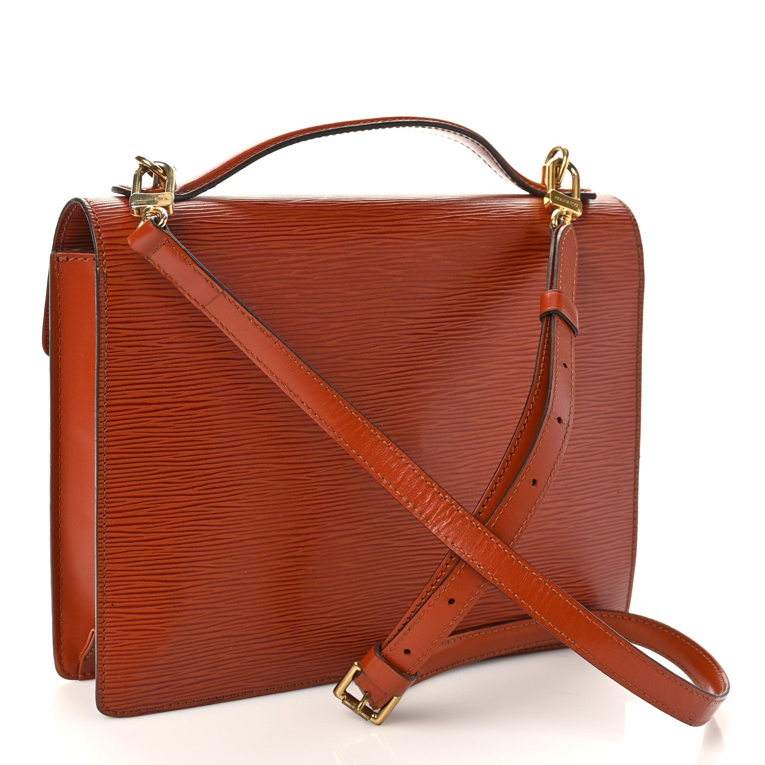Louis Vuitton Epi Monceau BB Kenyan Fawn 2 of 19