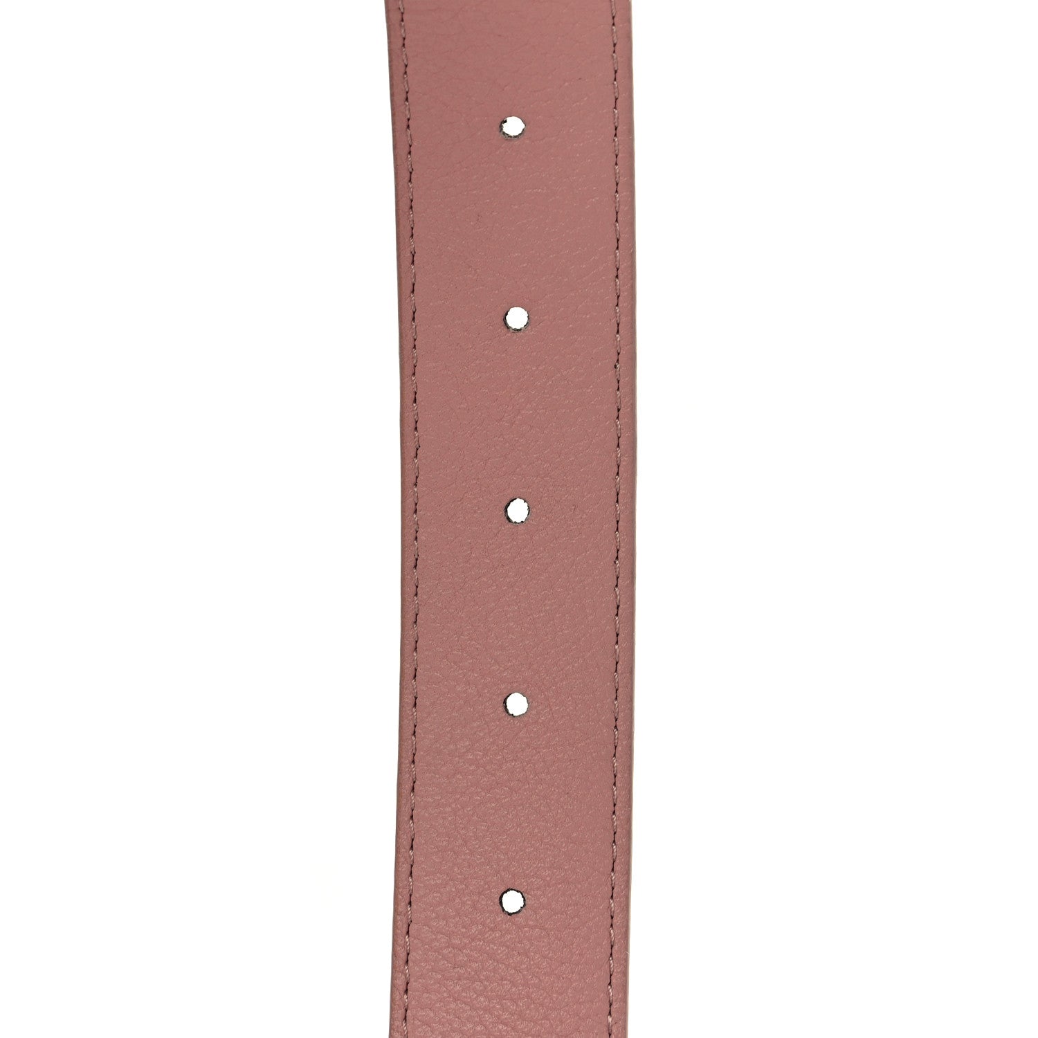 Louis Vuitton Calfskin Monogram 30mm LV Initiales Reversible Belt 80 32 Rose Ballerine 5 of 7