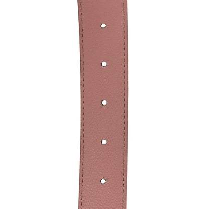 Louis Vuitton Calfskin Monogram 30mm LV Initiales Reversible Belt 80 32 Rose Ballerine 5 of 7