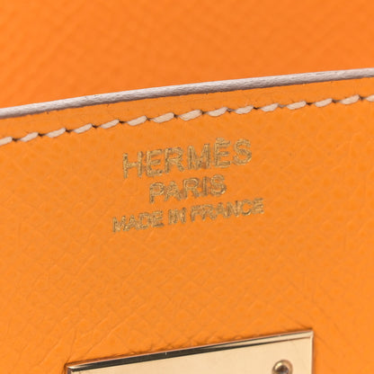 Hermes Epsom Candy Birkin 30 Jaune D'Or Feu 6 of 11