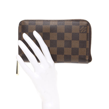 Louis Vuitton Damier Ebene Zippy Compact Wallet 2 of 8