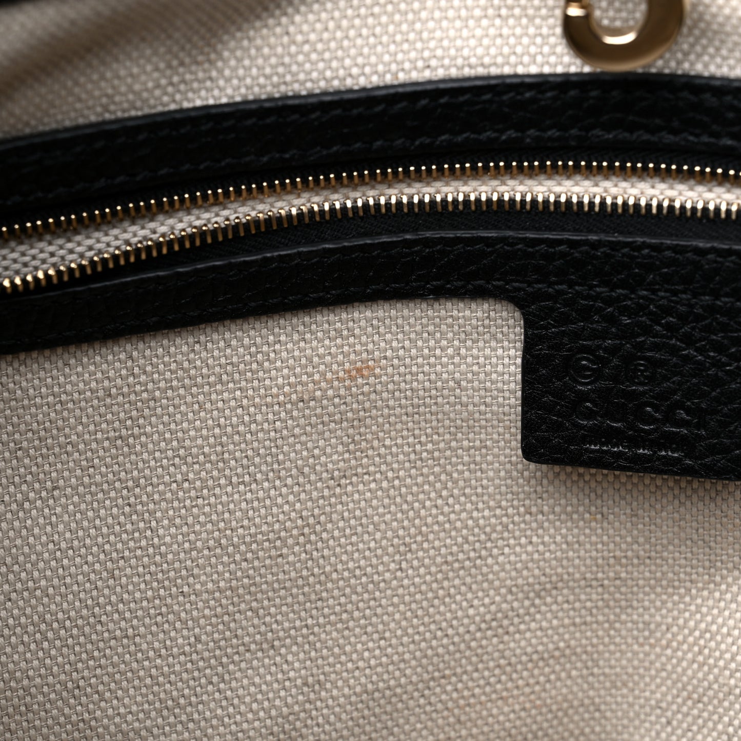 Pebbled Calfskin Medium Soho Chain Shoulder Bag Black