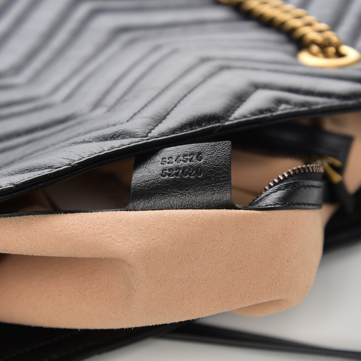 Gucci Azalea Calfskin Matelasse Large GG Marmont Slim Tote Black 6 of 10