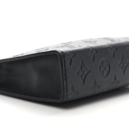 Louis Vuitton Calfskin Monogram Shadow Gaston Wearable Wallet 7 of 8