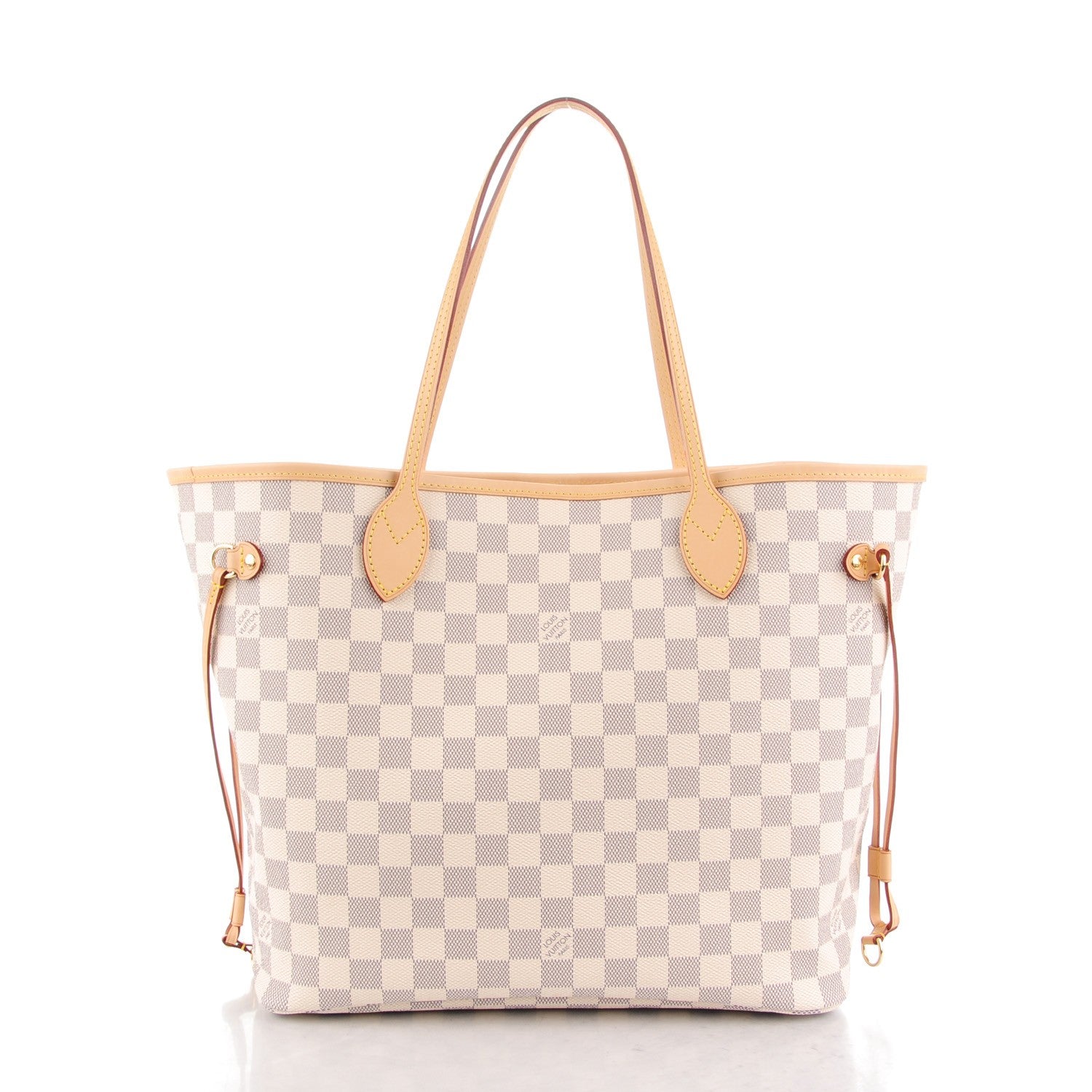 Louis Vuitton Damier Azur Neo Neverfull MM Rose Ballerine 3 of 10