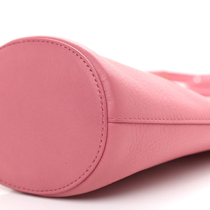 Mansur Gavriel Pebbled Calfskin Mini Zip Bucket Bag Pink 7 of 7