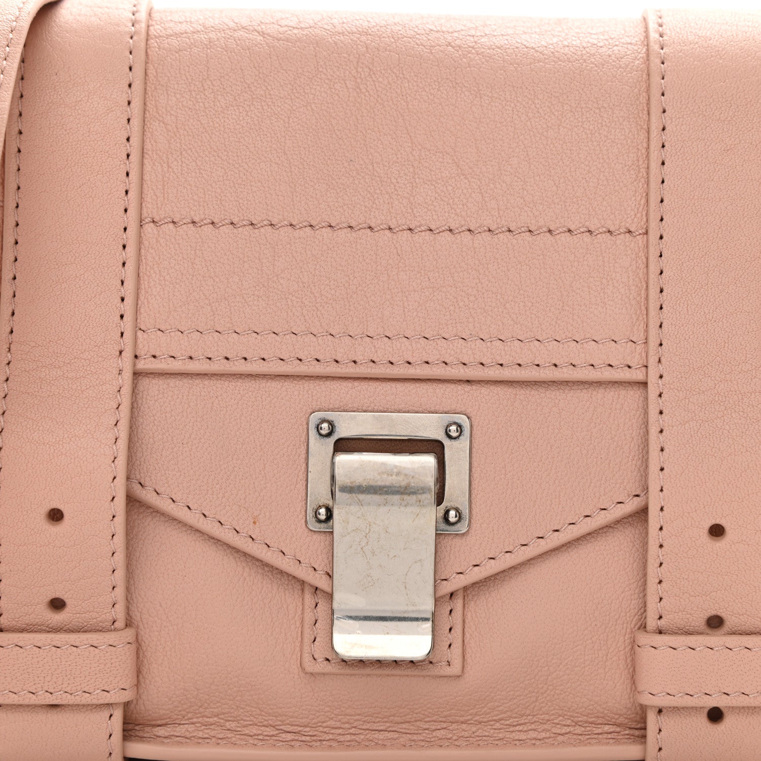 Proenza Schouler Lambskin PS1 Mini Pouch Messenger Light Apricot 8 of 8