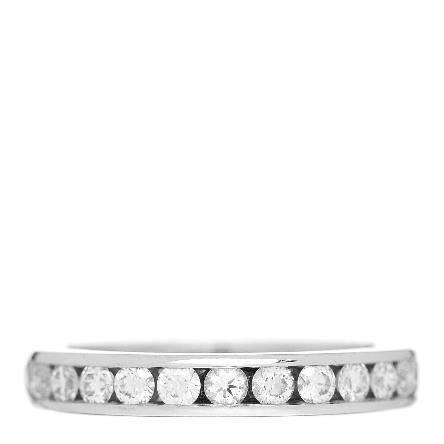 Tiffany Platinum Diamond Full Circle Wedding Band Ring 49 5 1 of 5