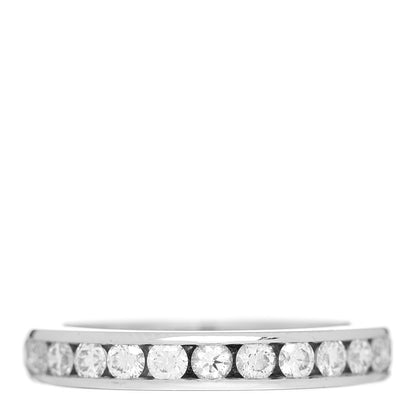Tiffany Platinum Diamond Full Circle Wedding Band Ring 49 5 1 of 5