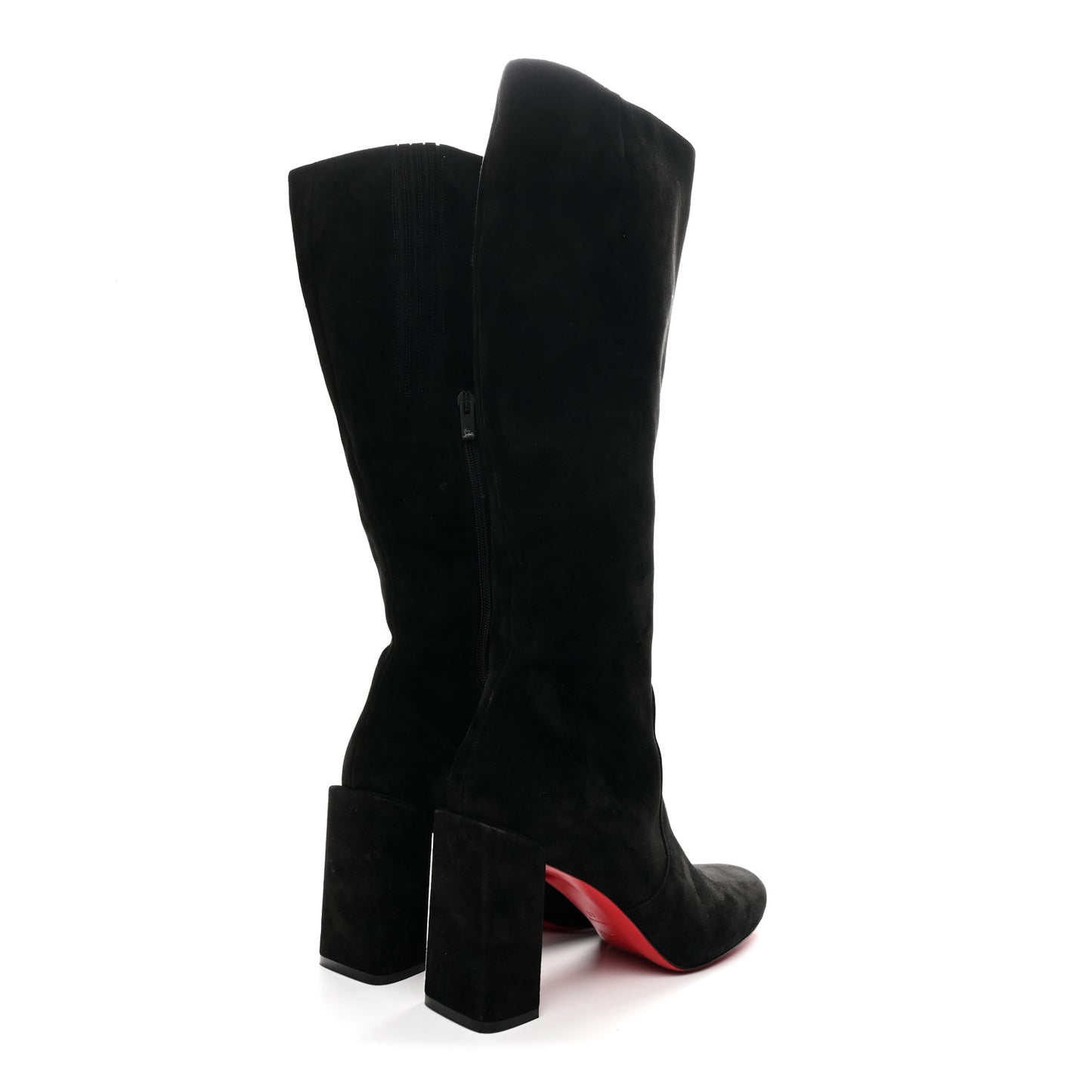 Suede Calfskin Cavalika 85 Boots 41 Black
